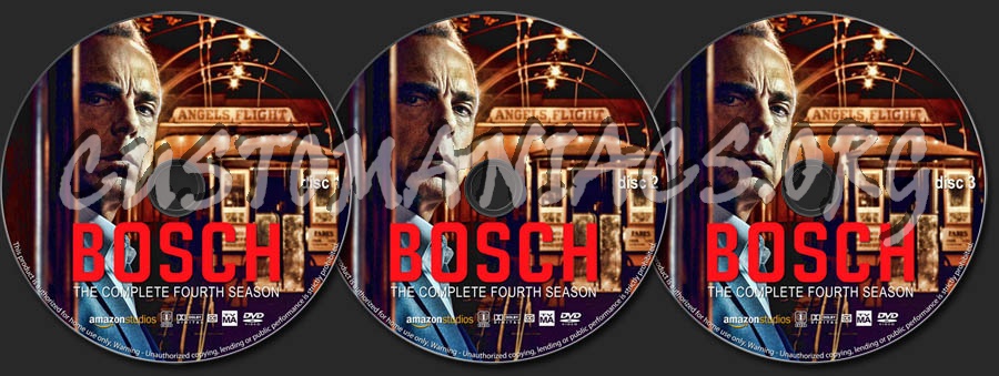 Bosch - Season 4 dvd label