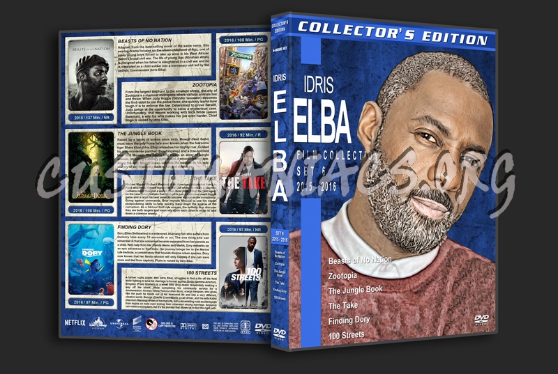 Idris Elba Filmography - Set 6 (2015-2016) dvd cover