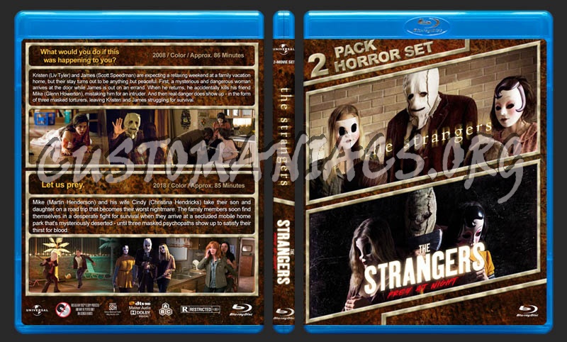 The Strangers Double Feature blu-ray cover