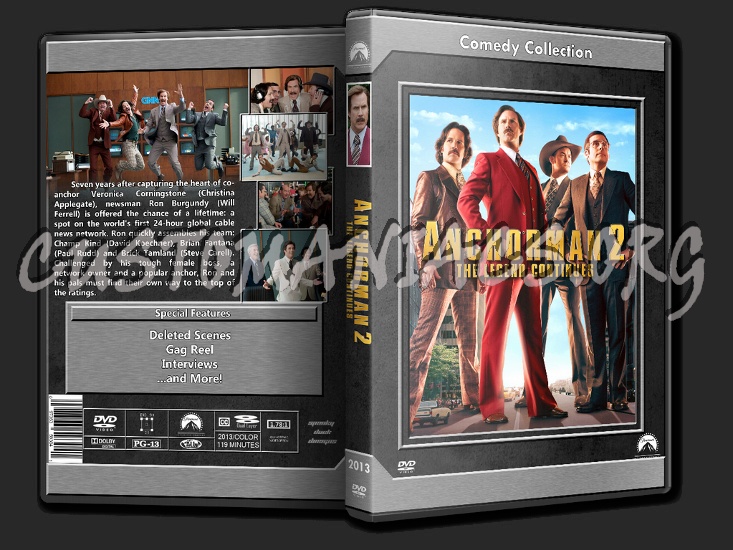 Anchorman 2 dvd cover