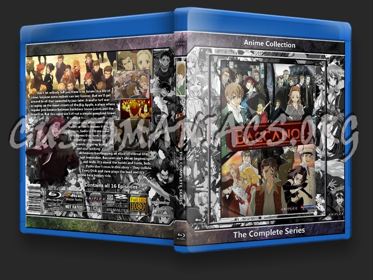 Baccano Complete Series blu-ray cover