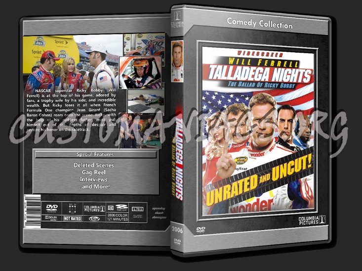 Talladega Nights dvd cover