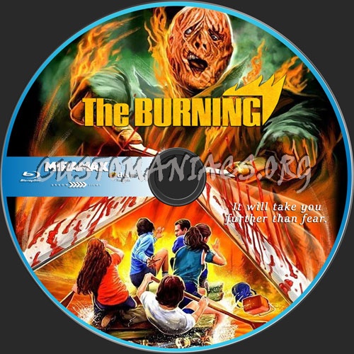 The Burning 1981 blu-ray label