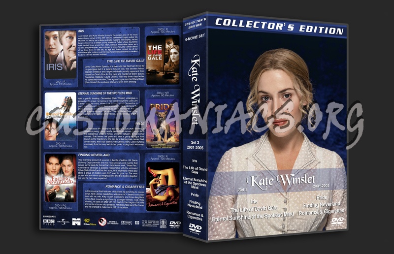 Kate Winslet Filmography - Set 3 (2001-2005) dvd cover