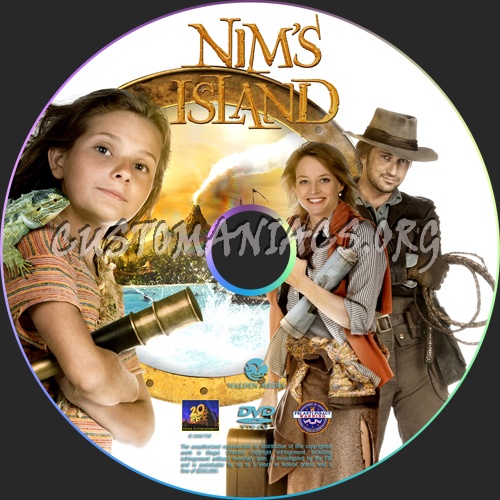 Nim's Island dvd label