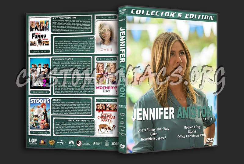 Jennifer Aniston Collection - Set 5 dvd cover