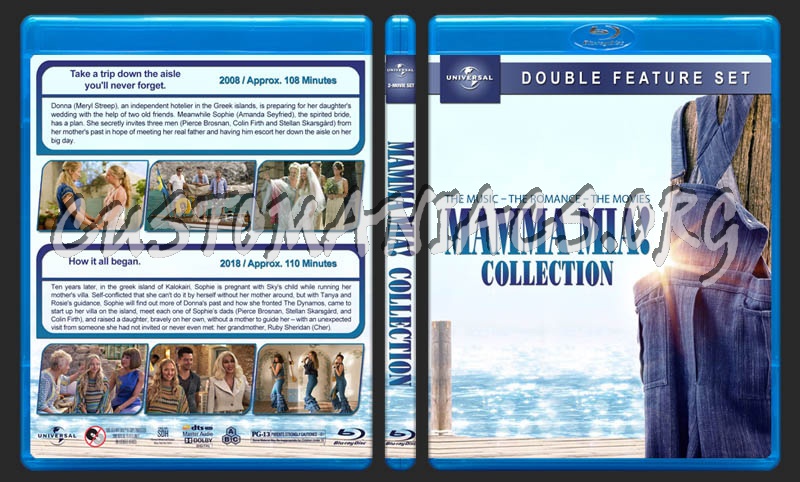 Mamma Mia Collection blu-ray cover