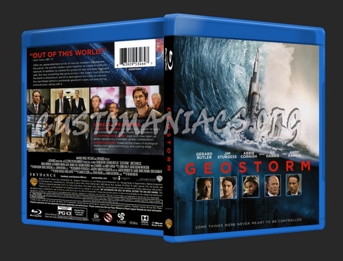 Geostorm blu-ray cover