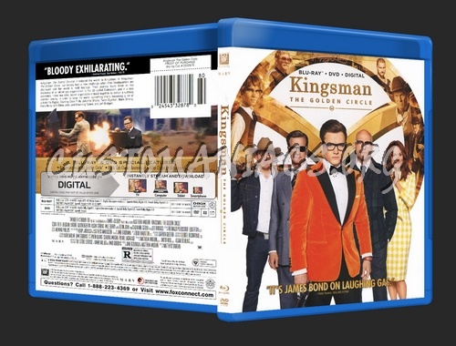 Kingsman - The Golden Circle blu-ray cover