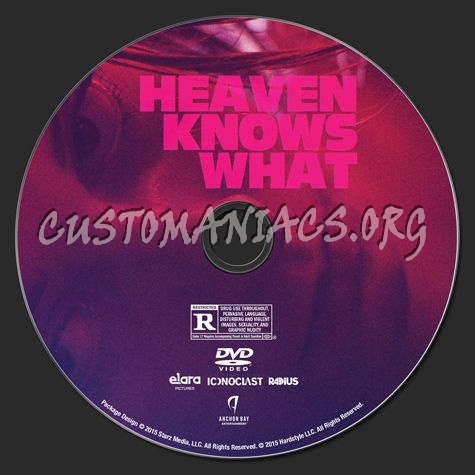 Heaven Knows What dvd label