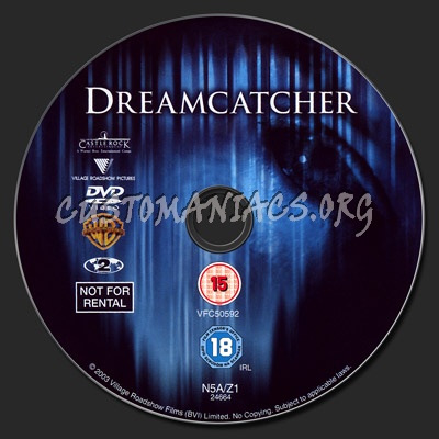 Dreamcatcher dvd label