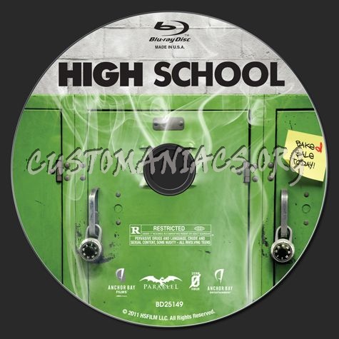 High School blu-ray label