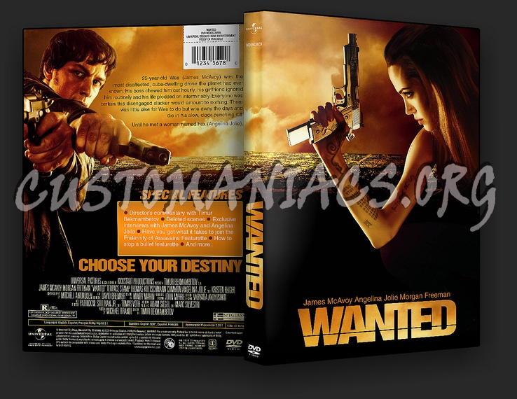 Wanted dvd cover