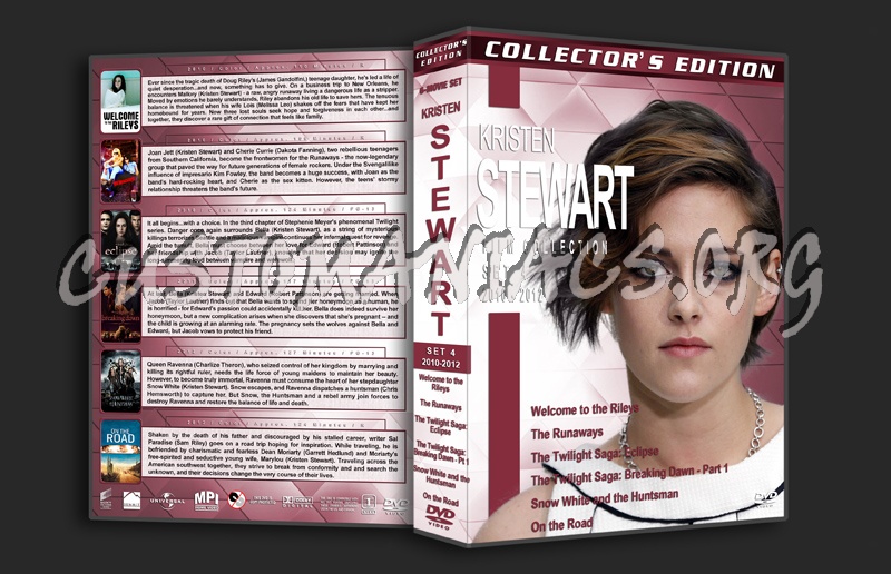 Kristen Stewart Film Collection - Set 4 (2010-2012) dvd cover