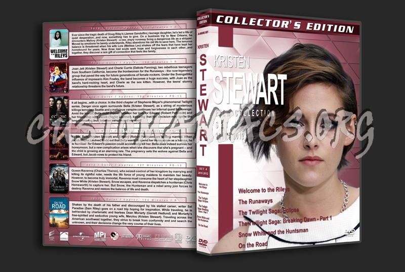 Kristen Stewart Film Collection - Set 4 (2010-2012) dvd cover