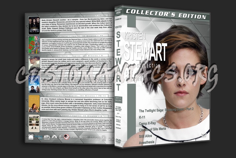 Kristen Stewart Film Collection - Set 5 (2012-2015) dvd cover