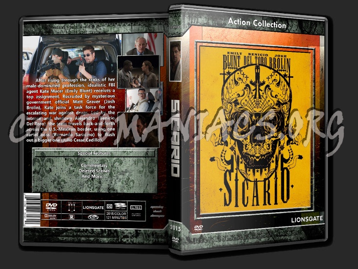 Sicario dvd cover