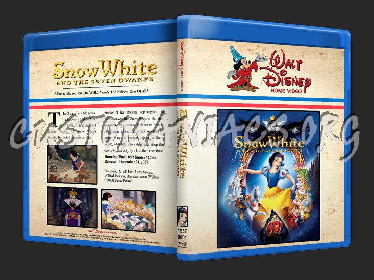 Snow White and the Seven Dwarfs blu-ray cover