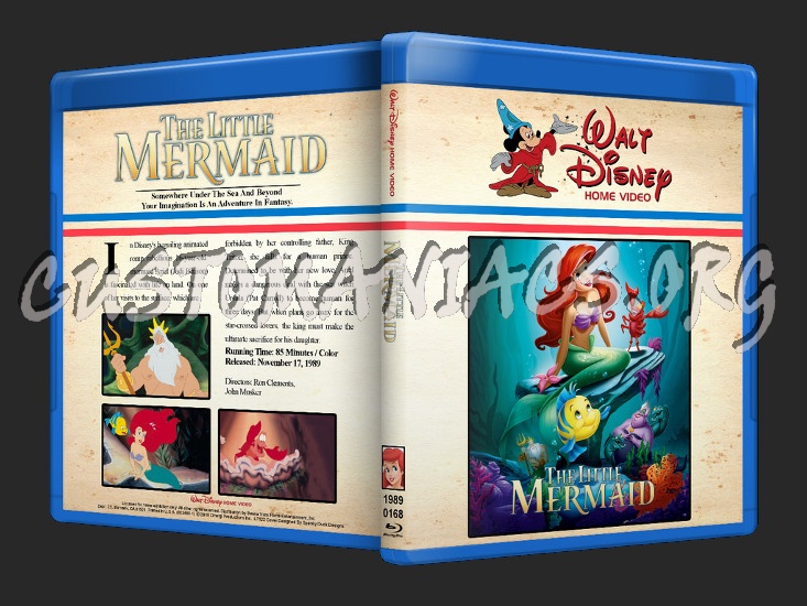 The Little Mermaid blu-ray cover