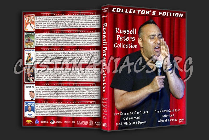 Russell Peters Collection dvd cover