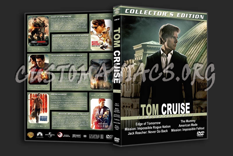 Tom Cruise Filmography - Set 7 dvd cover