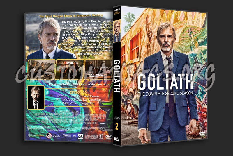 Goliath - Seasons 1-2 dvd cover