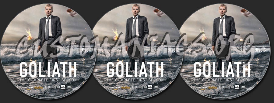 Goliath - Season 1 dvd label