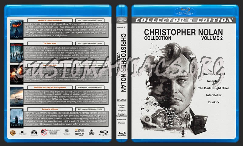 Christopher Nolan Collection - Volume 2 blu-ray cover