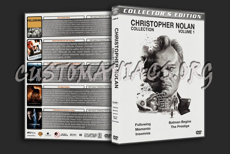 Christopher Nolan Collection - Volume 1 dvd cover