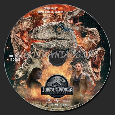 Jurassic World Fallen Kingdom dvd label DVD Covers Labels by