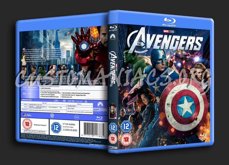 Avengers blu-ray cover