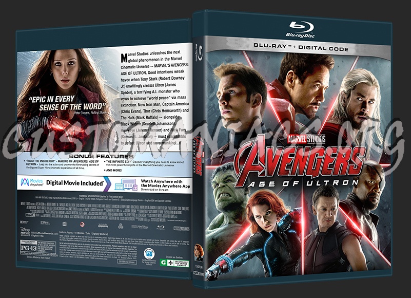 Avengers Age Of Ultron 2d 3d 4k Blu Ray Cover Dvd Covers Labels By Customaniacs Id Free Download Highres Blu Ray Cover