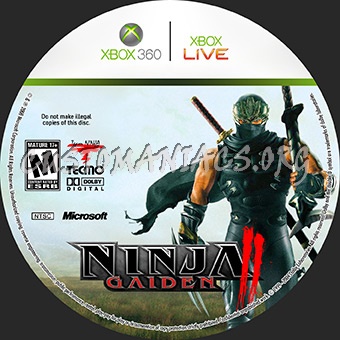 Ninja Gaiden 2 dvd label