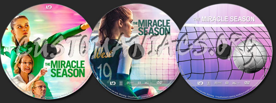 The Miracle Season dvd label