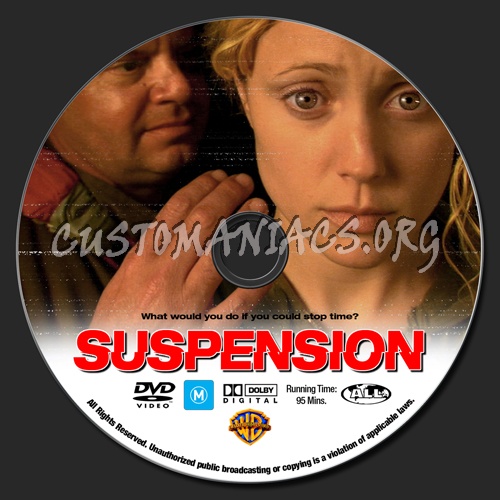 Suspension dvd label