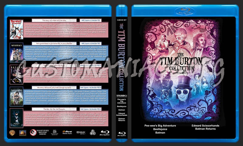 The Tim Burton Collection (5) - Volume 1 blu-ray cover