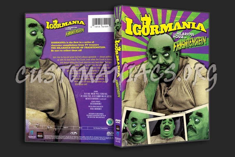 Igormania The Hilarious House of Frightenstein dvd cover