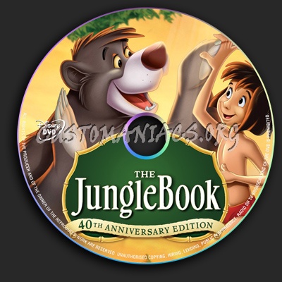 The Jungle Book dvd label