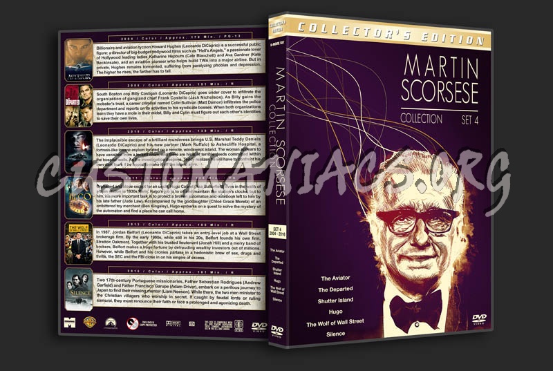 Martin Scorsese Collection - Set 4 (2004-2016) dvd cover