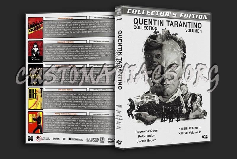 Quentin Tarantino Collection  - Volume 1 dvd cover