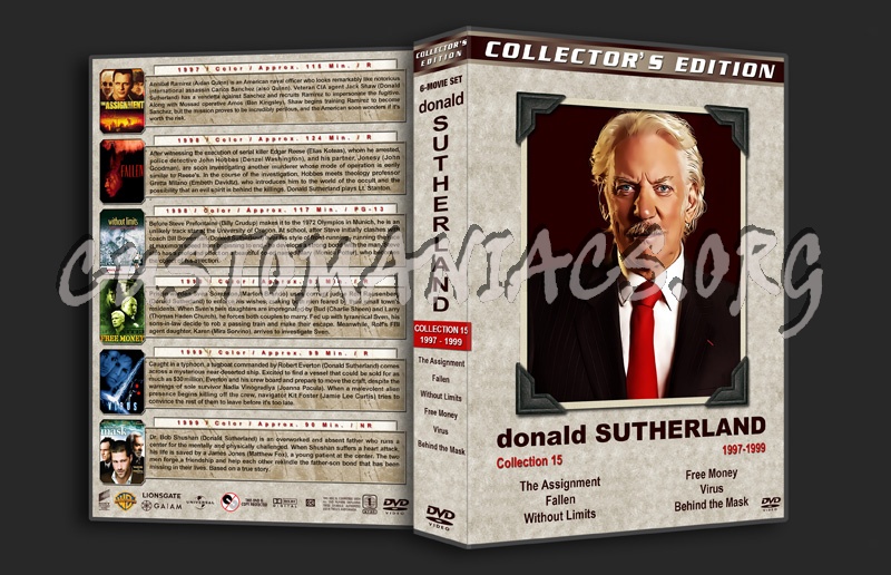 Donald Sutherland Film Collection - Set 15 (1997-1999) dvd cover