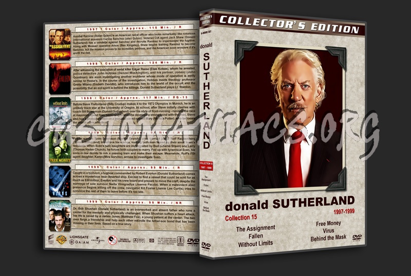 Donald Sutherland Film Collection - Set 15 (1997-1999) dvd cover