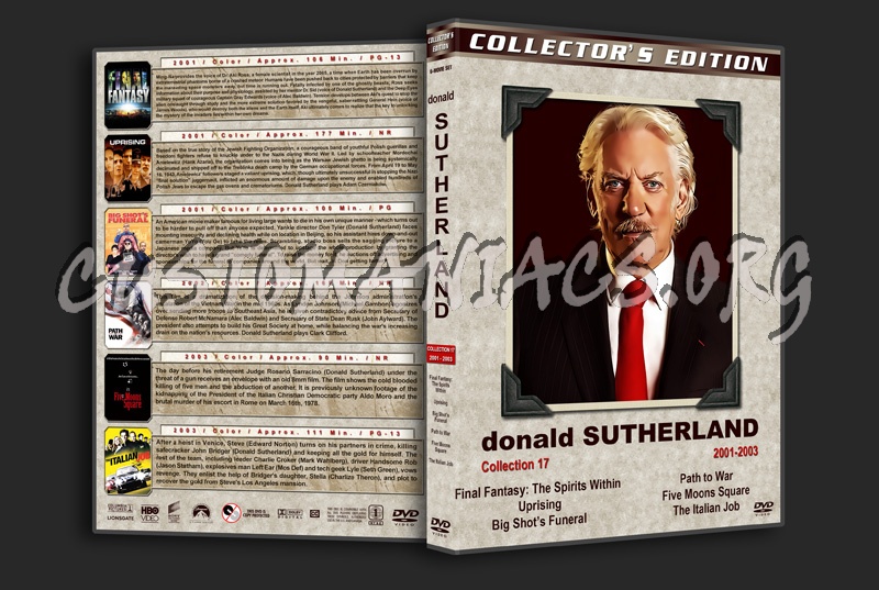 Donald Sutherland Film Collection - Set 17 (2001-2003) dvd cover