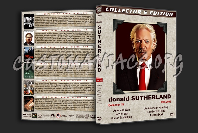 Donald Sutherland Film Collection - Set 19 (2005-2006) dvd cover