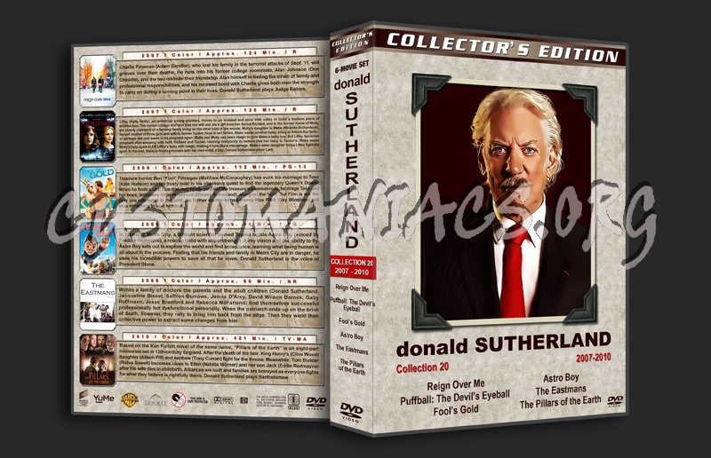 Donald Sutherland Film Collection - Set 20 (2007-2010) dvd cover