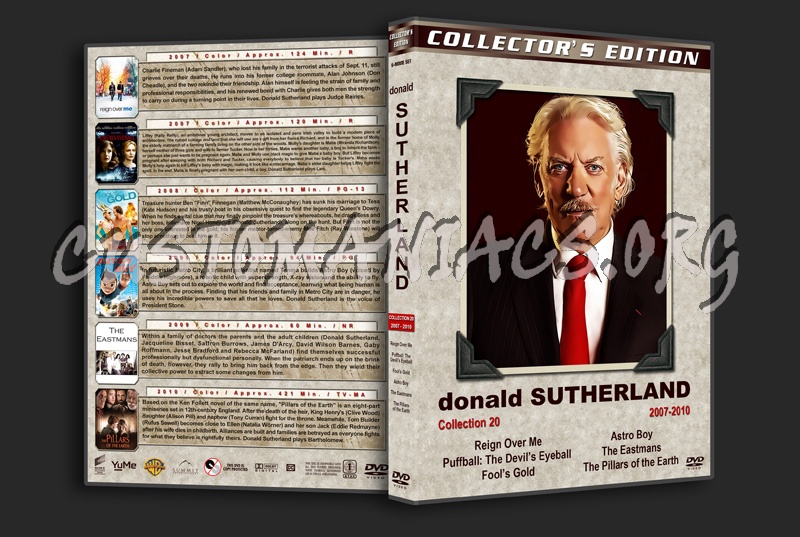 Donald Sutherland Film Collection - Set 20 (2007-2010) dvd cover