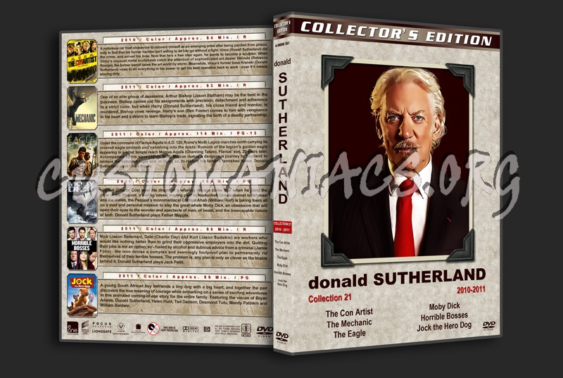 Donald Sutherland Film Collection - Set 21 (2010-2011) dvd cover