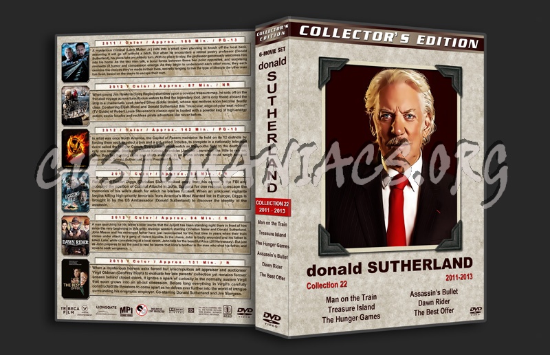 Donald Sutherland Film Collection - Set 22 (2011-2013) dvd cover