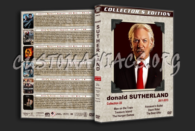 Donald Sutherland Film Collection - Set 22 (2011-2013) dvd cover