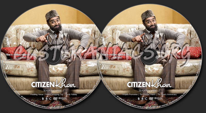 Citizen Khan Season 1 dvd label